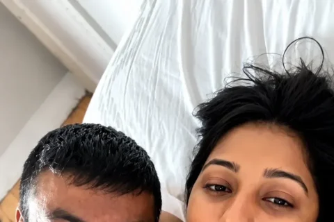 Hot Indian Wife Gets Freaky On Bed Kissing With Husband Licking Armpit And Nipple Live Show