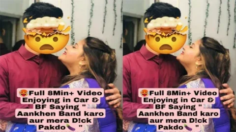 Horny Desi GF Classes Bunk Enjoying with Boyfriend in Car BF Saying Aankhen Band Karo Or Mera D!ck Pakdo