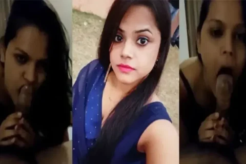 Desi College Girl Nishas Secret Hot Blowjob for Lover Sex Video