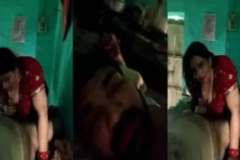 Horny Indian couple midnight sex video