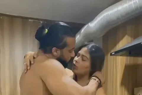 Famous OTT Actress Preeti Puneet Nude Romance And Fucked Hard By Boyfriend In Kitchen