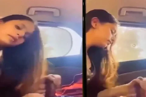 Sexy GF Handjob And Desi Blowjob Inside Car