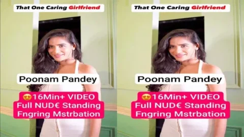 Poonam Pandey Teasing Stripping Full Nude Standing Fngring Mstrbation with Full Face