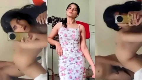 Desi Babe Leaked Nude Selfie Video Showing Off Her Big Boobs And Pussy