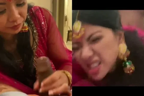Newly Wed Couple Blowjob Doggy