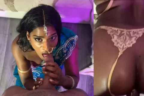 DUSKY INDIAN SLUT GIRL DEEP THROAT BLOBJOB UPSKIRT SAREE FUCKING HARD DOGGY