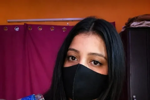 Desi Cam Girl Takes A Tequila Shot Before Strips Her Bra Pressing Boobs Live On Cam Sex Video