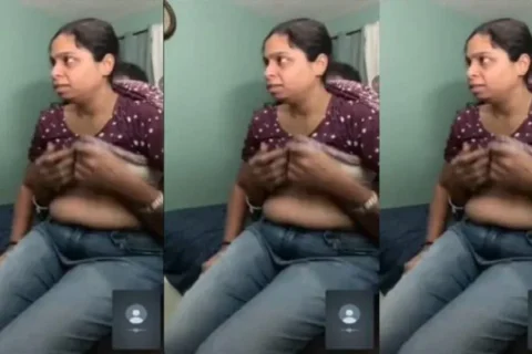 Tamil Wife Full Nude Riding Enjoying With Husband Showing To Bull On Video Call