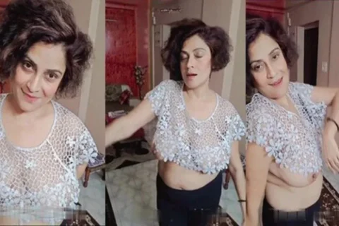 Milf Actress Sanchita Back Again Nude Boobs Show