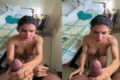 Mallu Model Reshmi Nair Naked Handjob To Partner