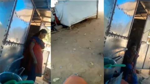 Shy Hot Bhabhi Captured by Lover Fucked