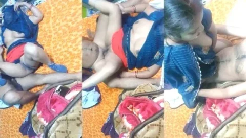 Horny Village Wife with Huge Boobs Fucked Hard by Husband in Leaked Desi Sex