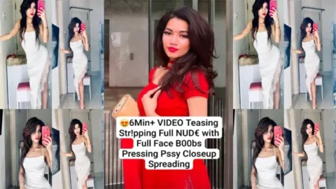 Famous Instagram Influencer Paid Videocall Teasing Stripping Full Nude with Full Face