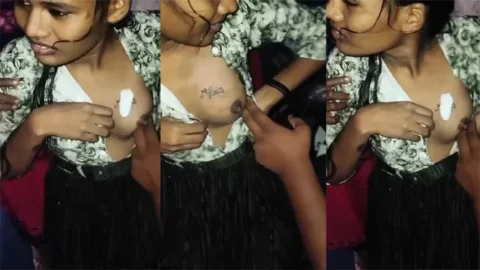 Nibbi having tattoo mms