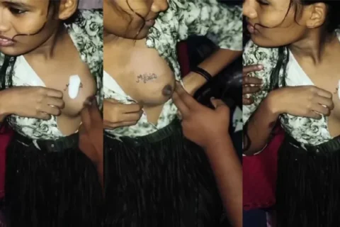 Nibbi having tattoo mms Sex Video XXX