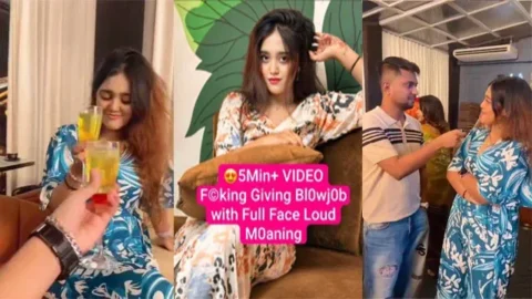 Famous Instagram Influencer Most Demanded Exclusive Viral Full Fucking Giving Blowjob with Full Face Hot Expressions