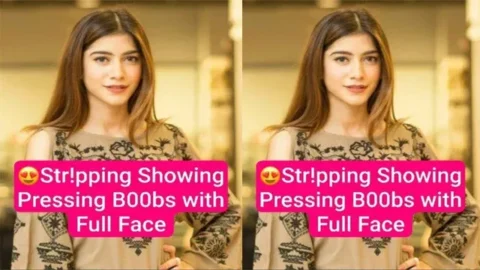 Beautiful Snapchat Influencer Latest Trending Most Exclusive Str!pping Showing Pressing Boobs with Full Face