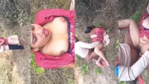 Horny Desi Bhabhi Outdoor Blowjob and Public Doggy Fucking Leaked