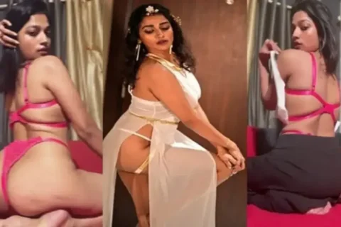 Hot South Actress Lavanya Manickam Private Leaked Romance Clips Sex Video