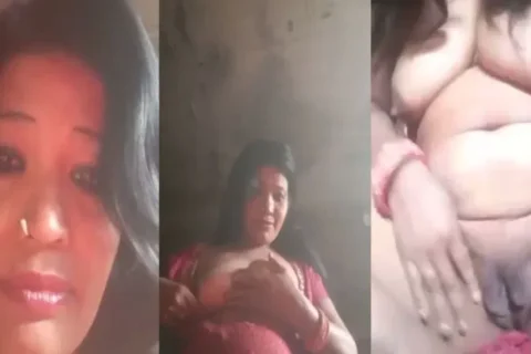 Mature naughty village wife boobs and pussy show