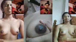 Desi village girls hot private VC show with big boobs Sex Video