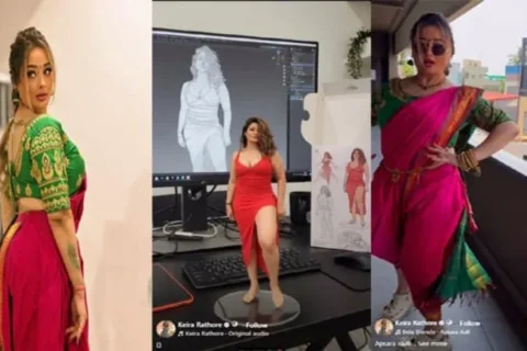 Kiran Rathore Dripping Nude Show MMS
