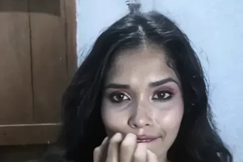 Horny Desi Girl Covers Her Full Nude Body in Chocolate Syrup and Plays Slutty Sex Video