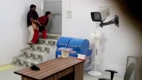 Indian Office colleague Fuck by Manager CCTV Sex cam Viral