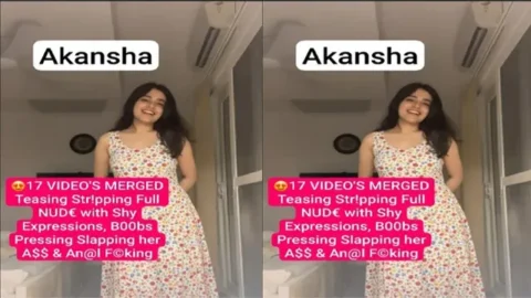 Desi NRI Girl Viral Teasing Stripping Full Nude with Boobs Pressing Slapping her Ass Anal Fucking Mms Video