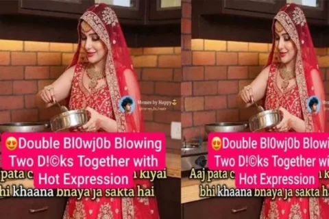 Desi Rich Wife Grabs And Sucks Two Cocks Hard