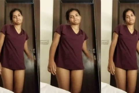 Shy Tamil Girlfriend Fuck Nude Captured In OYO