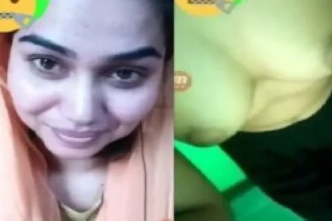 Angry girlfriend boob show viral topless call