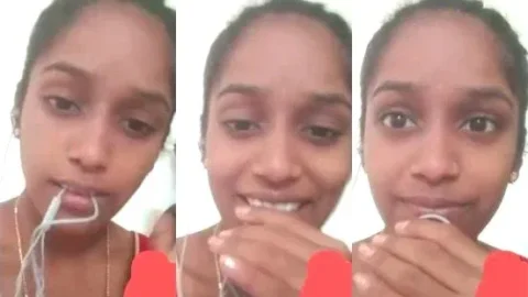 Desi Tamil Girlfriend Leaked Nude Boob Show For Lover On Cam