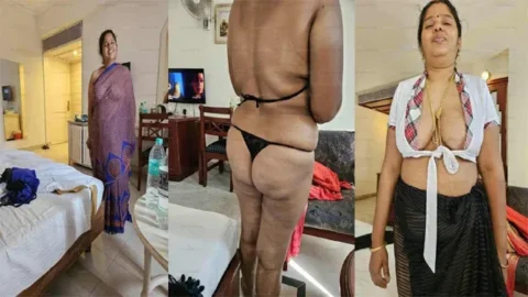 Tamil Beautiful Mom Nude Show in Hotel