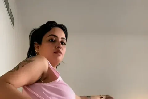 Hot Cam Babe Teasing In Pink Dress With Perfect Ass in Pink Dress Leaked Tango Live Video