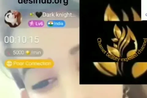 Extremely Beautiful Chamet GIrl Dark Knight Showing and Pressing her Boobs Fingering her Pussy with Clear Face Sex Video