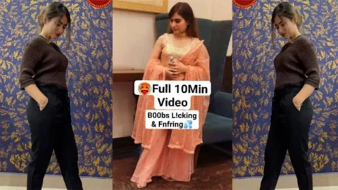 Desi Nri Girl Living in Canada Most Demanded Full 10Min Video Str!pping L!aking her Boobs Fngring