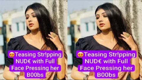 Beautiful Desi GF Hot Videocall Teasing Nude with Full Face