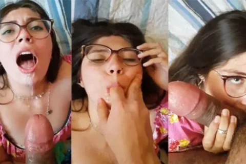 Young Girlfriend Blowjob And Cumshot By Big Cock