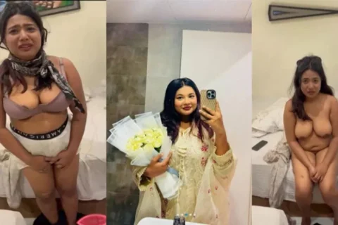 Babe Full Nude Captured And Pussy Rubbing By BF