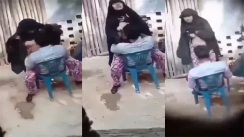 Horny Gf In Burka Riding On Lover Outdoor Sex