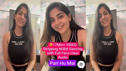 Pari Hu Mai Beautiful Instagram Model Stripping Nude Premium Live