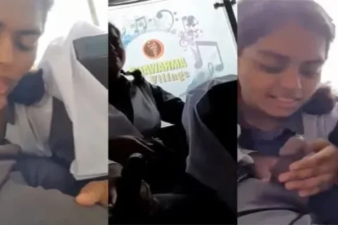 Teen Student Deep Blowjob In School Bus Desi Group Sex