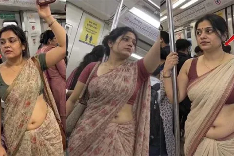Drawing Stranger Aunty Impress In Metro Xxxvideos