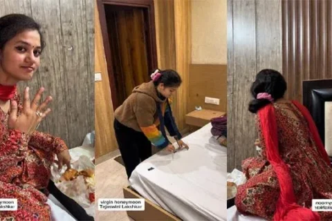 Indian Yoga Innstructor Tejaswini Honeymoon Sex mms